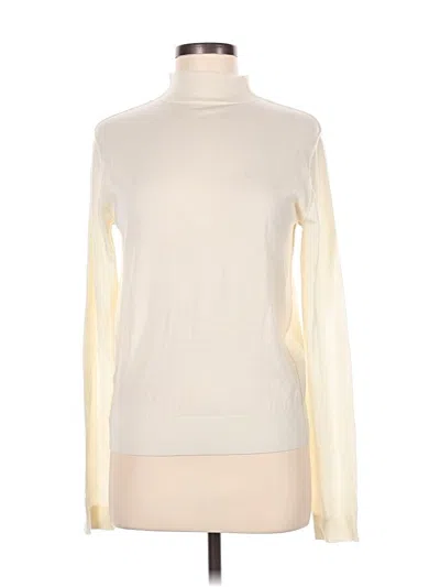 Pre-owned Assorted Brands Turtleneck Sweater In Ivory
