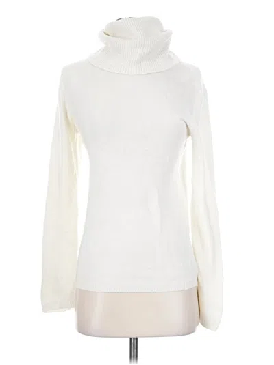 Pre-owned Assorted Brands Turtleneck Sweater In Ivory