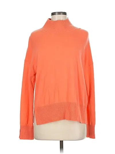 Pre-owned Assorted Brands Turtleneck Sweater In Orange