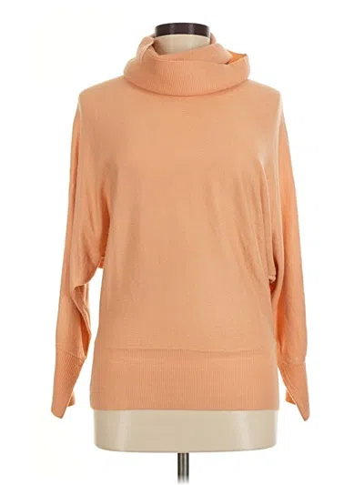 Pre-owned Assorted Brands Turtleneck Sweater In Orange