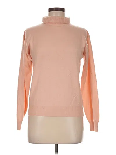 Pre-owned Assorted Brands Turtleneck Sweater In Orange