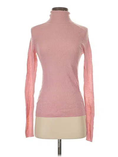 Pre-owned Assorted Brands Turtleneck Sweater In Pink