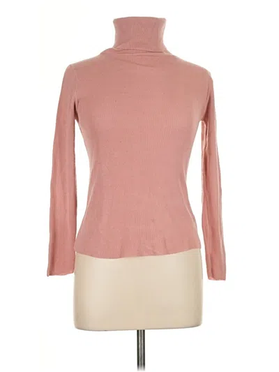Pre-owned Assorted Brands Turtleneck Sweater In Pink