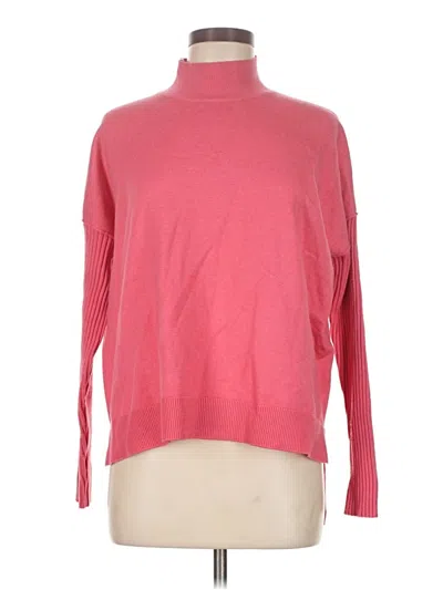 Pre-owned Assorted Brands Turtleneck Sweater In Pink