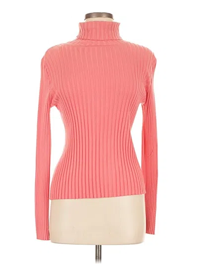 Pre-owned Assorted Brands Turtleneck Sweater In Pink