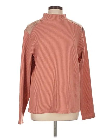 Pre-owned Assorted Brands Turtleneck Sweater In Pink