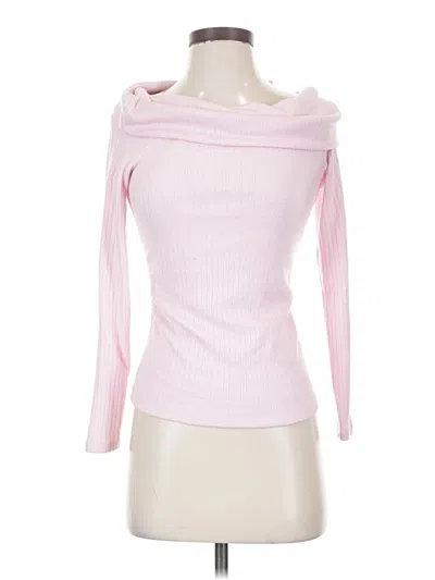 Pre-owned Assorted Brands Turtleneck Sweater In Pink