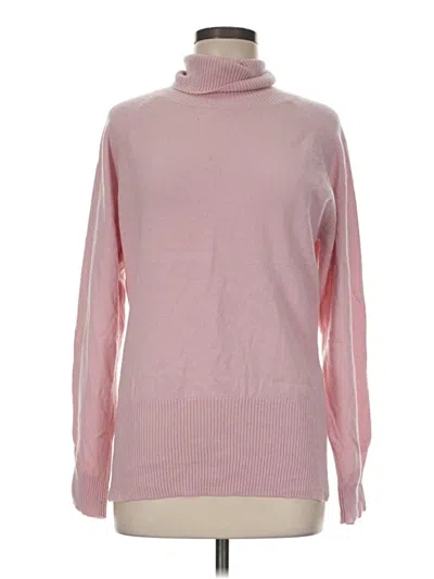 Pre-owned Assorted Brands Turtleneck Sweater In Pink
