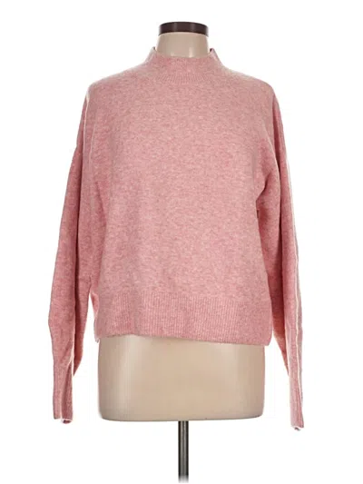 Pre-owned Assorted Brands Turtleneck Sweater In Pink