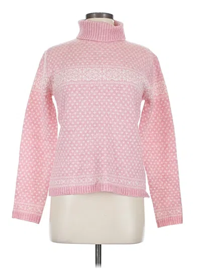 Pre-owned Assorted Brands Turtleneck Sweater In Pink