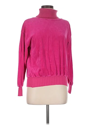 Pre-owned Assorted Brands Turtleneck Sweater In Pink