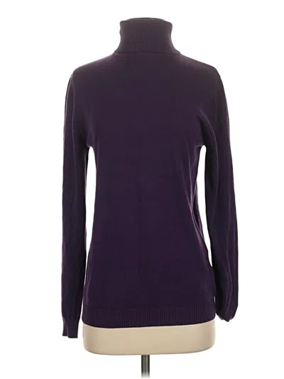Pre-owned Assorted Brands Turtleneck Sweater In Purple
