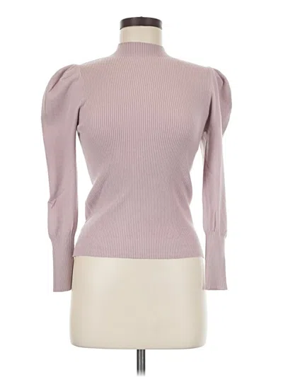 Pre-owned Assorted Brands Turtleneck Sweater In Purple