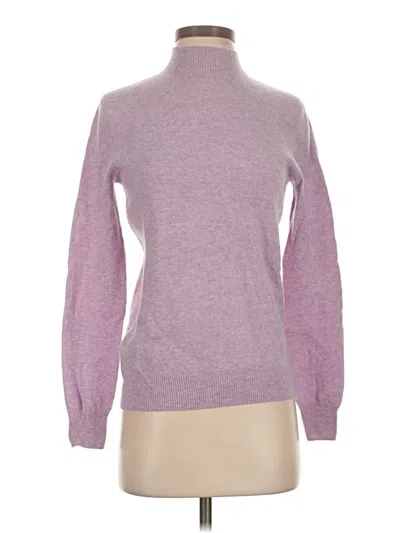 Pre-owned Assorted Brands Turtleneck Sweater In Purple