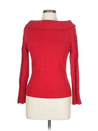 Pre-owned Assorted Brands Turtleneck Sweater In Red