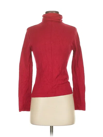 Pre-owned Assorted Brands Turtleneck Sweater In Red
