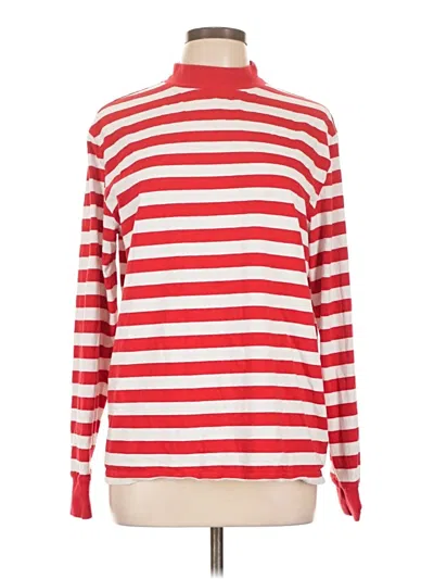 Pre-owned Assorted Brands Turtleneck Sweater In Red