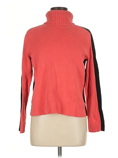 Pre-owned Assorted Brands Turtleneck Sweater In Red