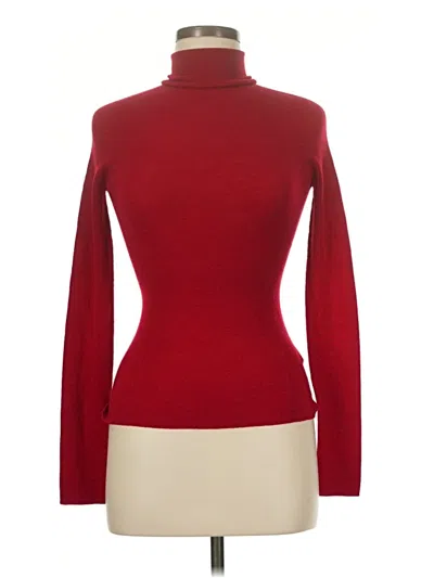 Pre-owned Assorted Brands Turtleneck Sweater In Red
