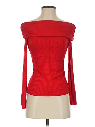 Pre-owned Assorted Brands Turtleneck Sweater In Red