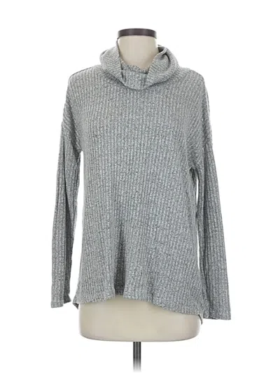 Pre-owned Assorted Brands Turtleneck Sweater In Silver
