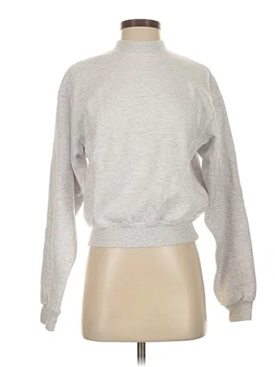 Pre-owned Assorted Brands Turtleneck Sweater In Silver