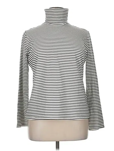 Pre-owned Assorted Brands Turtleneck Sweater In Silver