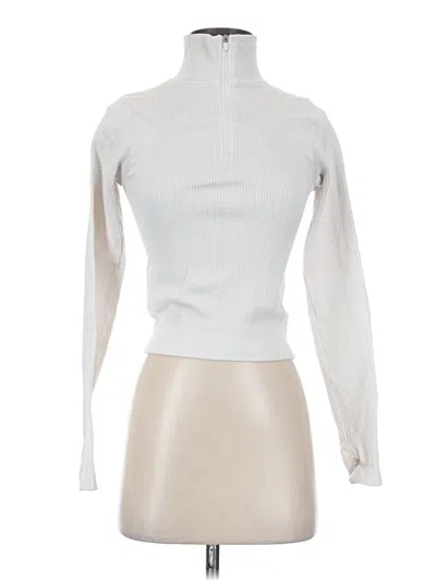 Pre-owned Assorted Brands Turtleneck Sweater In Silver