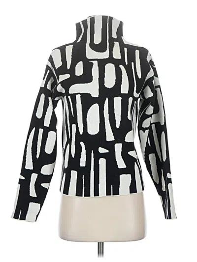 Pre-owned Assorted Brands Turtleneck Sweater In Silver