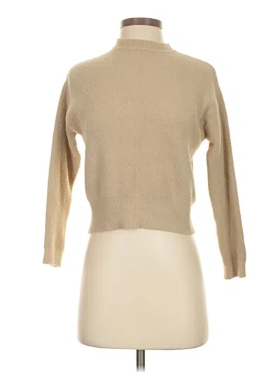Pre-owned Assorted Brands Turtleneck Sweater In Tan