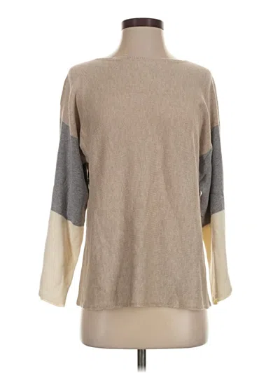 Pre-owned Assorted Brands Turtleneck Sweater In Tan
