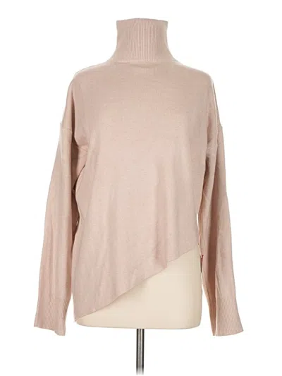 Pre-owned Assorted Brands Turtleneck Sweater In Tan