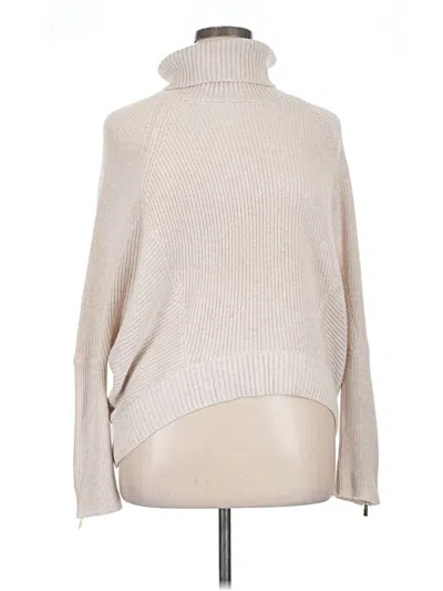 Pre-owned Assorted Brands Turtleneck Sweater In Tan