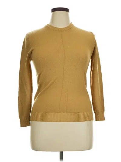Pre-owned Assorted Brands Turtleneck Sweater In Tan