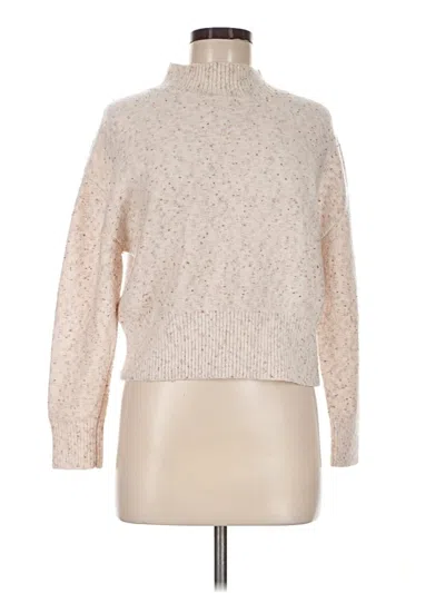 Pre-owned Assorted Brands Turtleneck Sweater In Tan