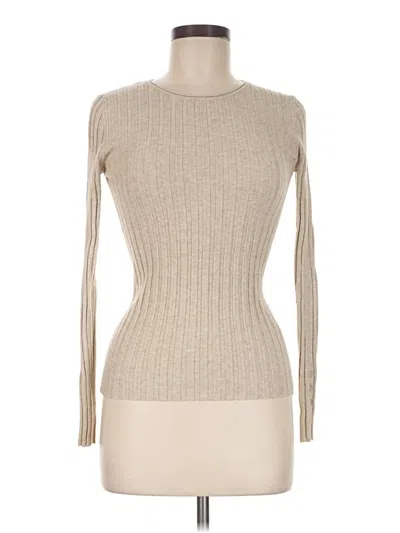 Pre-owned Assorted Brands Turtleneck Sweater In Tan