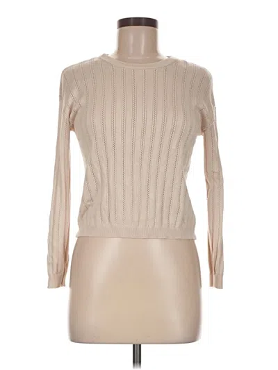Pre-owned Assorted Brands Turtleneck Sweater In Tan