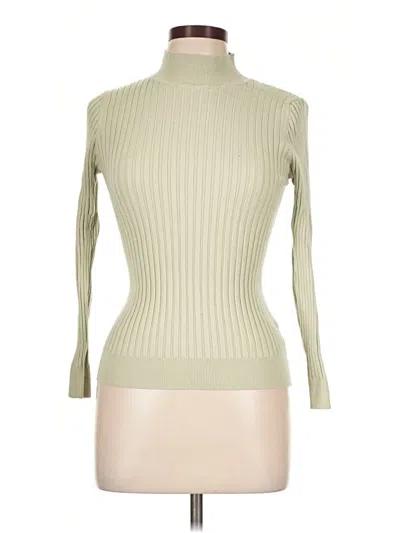 Pre-owned Assorted Brands Turtleneck Sweater In Tan
