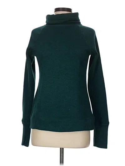 Pre-owned Assorted Brands Turtleneck Sweater In Teal