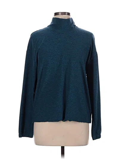 Pre-owned Assorted Brands Turtleneck Sweater In Teal