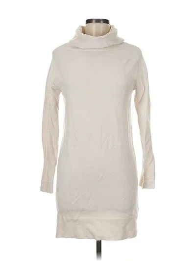 Pre-owned Assorted Brands Turtleneck Sweater In White