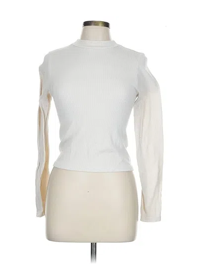 Pre-owned Assorted Brands Turtleneck Sweater In White