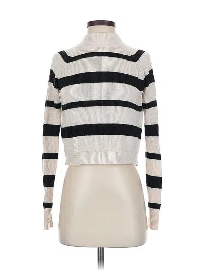 Pre-owned Assorted Brands Turtleneck Sweater In White