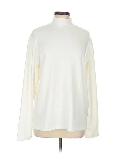 Pre-owned Assorted Brands Turtleneck Sweater In White