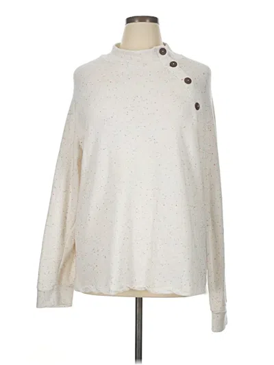 Pre-owned Assorted Brands Turtleneck Sweater In White