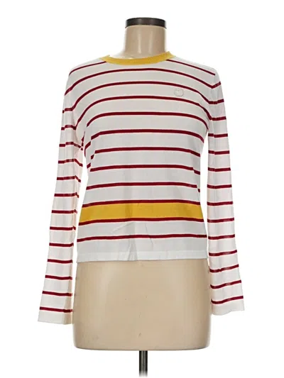 Pre-owned Assorted Brands Turtleneck Sweater In White