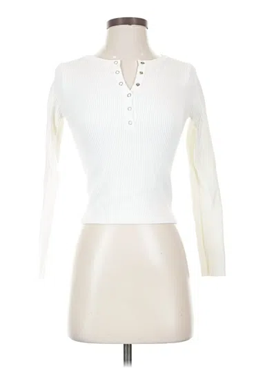 Pre-owned Assorted Brands Turtleneck Sweater In White