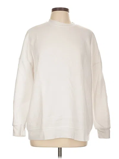 Pre-owned Assorted Brands Turtleneck Sweater In White