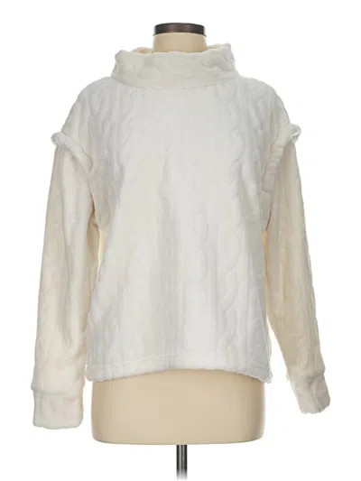 Pre-owned Assorted Brands Turtleneck Sweater In White