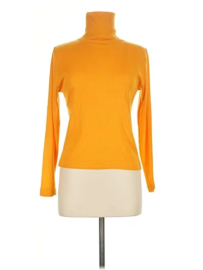 Pre-owned Assorted Brands Turtleneck Sweater In Yellow